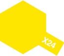 Tamiya MINI X-24 CLEAR YELLOW Acrylic Paint 10ml
