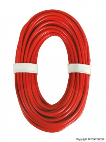 Viessmann 6895 High-Current Cable 0.75mm - Red - 10m