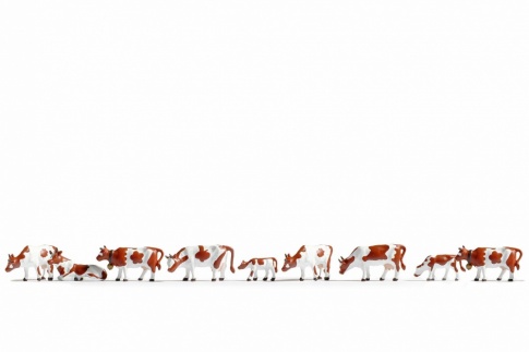 Noch 36723 Brown And White Cows (9) Figure Set