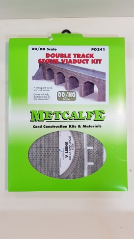 Metcalfe PO241 Double Track Stone Viaduct Kit.