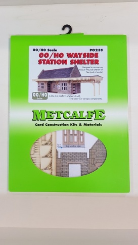 Metcalfe PO239 00/H0 Stone Built Wayside Station Shelter