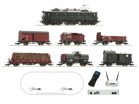 Roco 51323 ROCO Edition  Digital Starter Set z21: Electric locomotive class E 52 and goods train, DRG