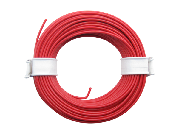 10 meters of wire copper switching wire switching wire 0.5mm 1-wire red