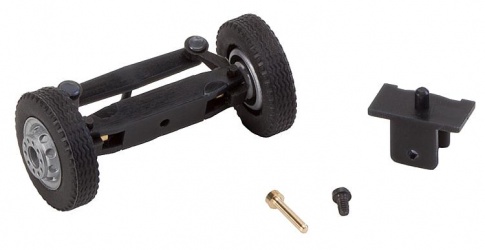 Faller 163002 Front Axle Assembled for Lorries/ Buses (with wheels)
