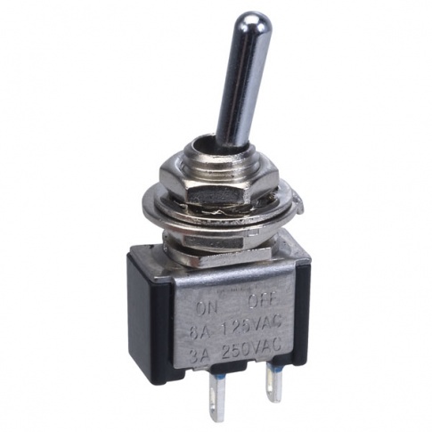 Miniature Toggle Switch SPST On-Off
