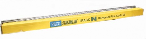 Peco SL-300F Code 55 Wooden Sleeper flexi-track x 30 lengths