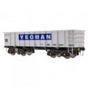 Accurascale PTA/JTA+JUA Bogie Tippler Pack - Yeoman [Procor] Grey / Ivory - Outer Pack