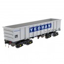 Accurascale PTA/JTA+JUA Bogie Tippler Pack - Yeoman [Procor] Grey / Ivory - Outer Pack