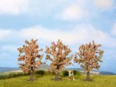 Noch 25112 Pink Fruit (3) Classic Trees 8cm