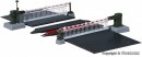 Viessmann 5104 Full Automatic Level Crossing with Decorated Barriers HO