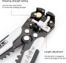 Wire Stripper,10-24 AWG Wire Strippers Electrical with Spring Loaded Handles,Stripper Cutter