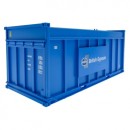 ACCURASCALE - ACC2256GYPB - 3 British Gypsum 20' Containers - Blue