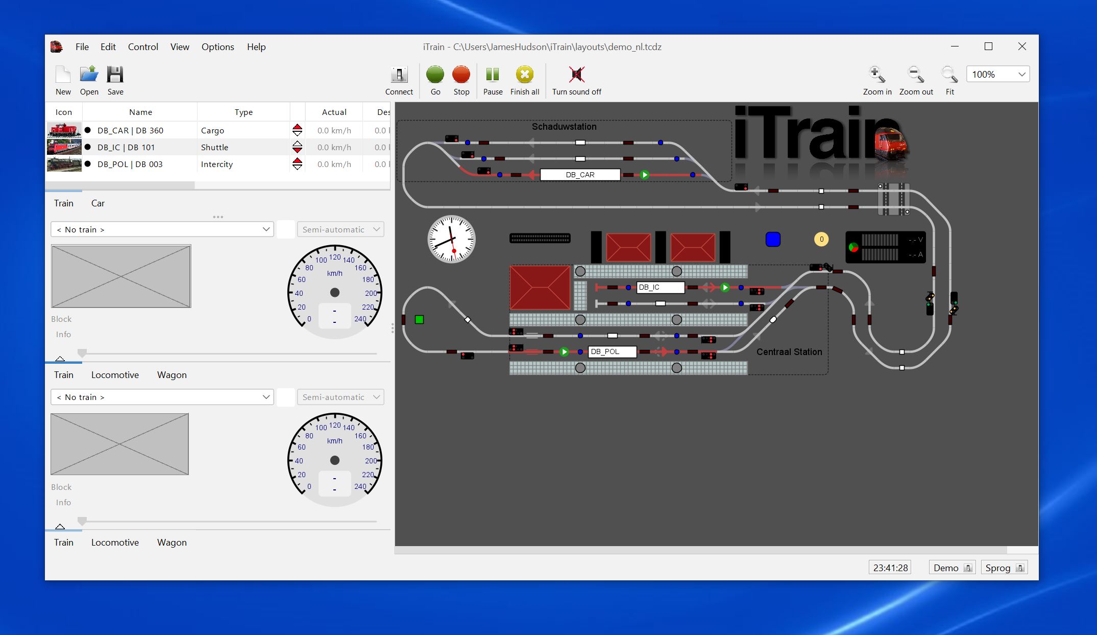 iTrain using Sprog for programing Loco CVs - dcctrainautomation.co.uk