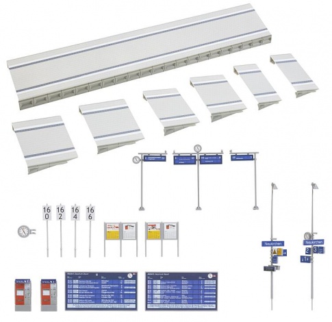 Faller 222111 Modern Platform With Accessories Kit V