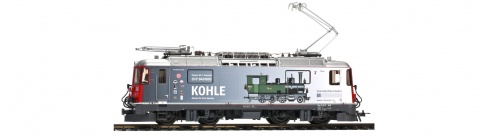 Bemo 1258 146 RhB Ge 4/4 II 615 Klosters Werbelok ''FAIRTIQ''