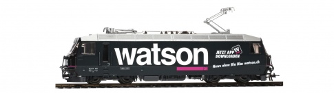 Bemo 1359 178RhB Ge 4/4 III 648 'watson' advertising locomotive with sound