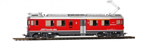 Bemo 1369 115 RhB ABe 4/4 55 'Diavolezza' Bernina railcar with LokSound