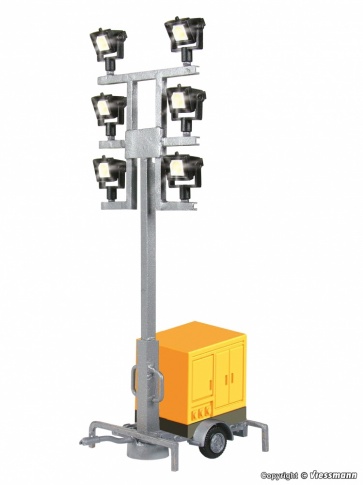 Viessmann 1343 Luminous Giraffe on a Trailer with 6 LEDS - White - HO