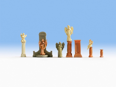 Noch 14872 Tomb Monuments And Statues Accessory Set HO