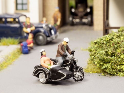 Noch 15912 BMW R60 Motorbike With Sidecar