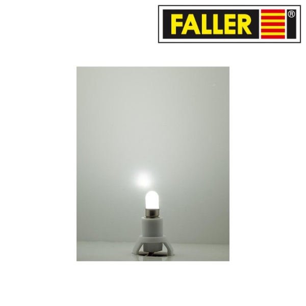 FALLER SMD-LED – Lot De 5 LED Blanches Pour Modélisme Ferroviaire, éclairage De Réseaux, Dès 14 Ans