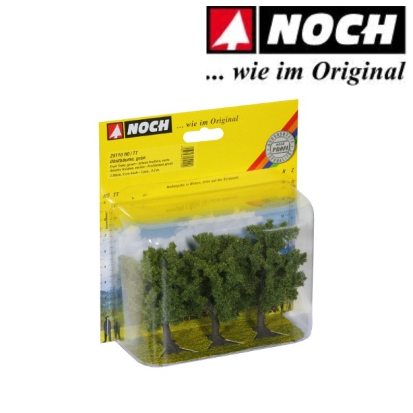 Noch 25110 Green Fruit (3) Classic Trees 8cm