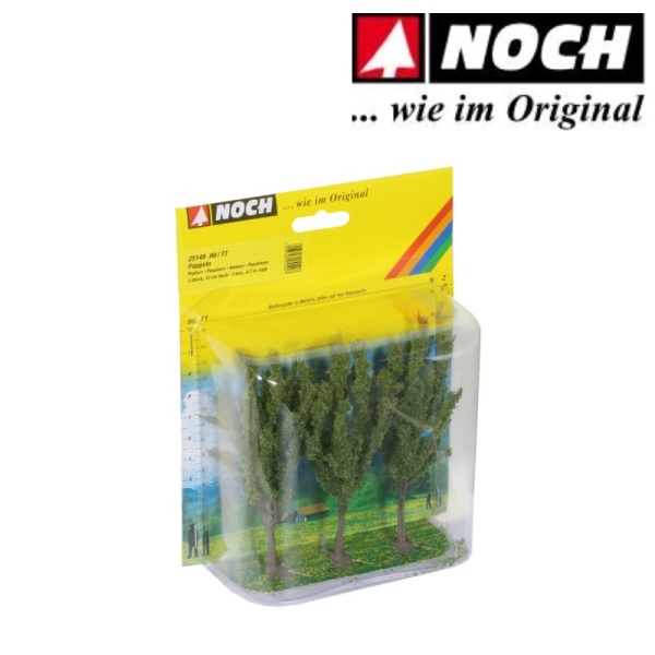 Noch 25140 Poplar (3) Classic Trees 12cm