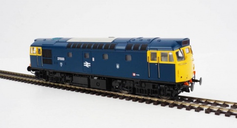 Heljan 2717- Class 27 - 27033 BR Blue With Full Yellow Ends