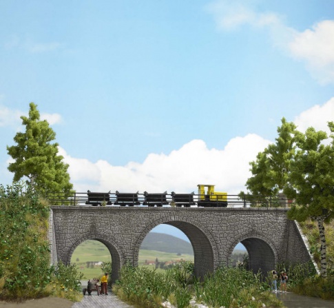 3 arch stone bridge kit