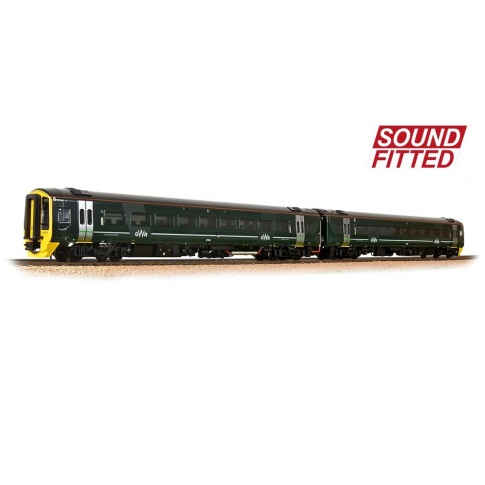 Bachmann 31-519SF Class 158 2-Car DMU 158766 GWR Green (FirstGroup) With Sound Fitted