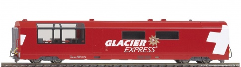 Bemo 3289 132 RhB WRp 3832 'Glacier-Express' service car
