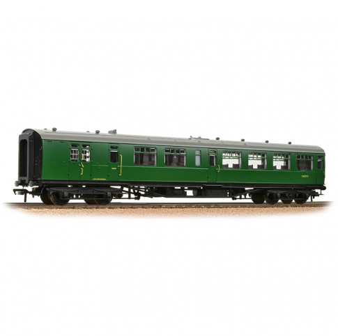 BACHMANN SR Bulleid Brake Third Semi-Open 10'' Vents BR (SR) Green 34-726