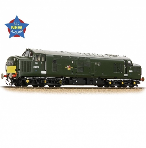 Bachmann 35-306 Class 37/0 Centre Headcode D6829 BR Green Diesel Locomotive