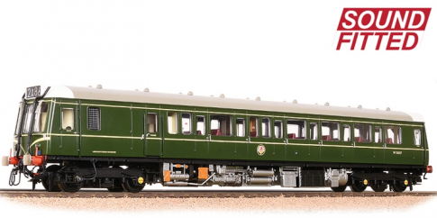 Bachmann 35-525SF Class 121 Single-Car DMU BR Green (Speed Whiskers)