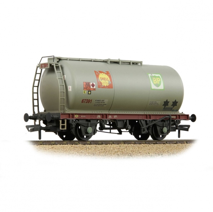 Bachmann 37-577B BR 45T TTA Tank Wagon Wagon 'Shell-BP' Grey [W]