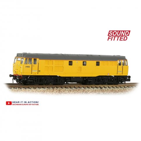 Class 31/6 Refurbished 31602 Network Rail Yellow