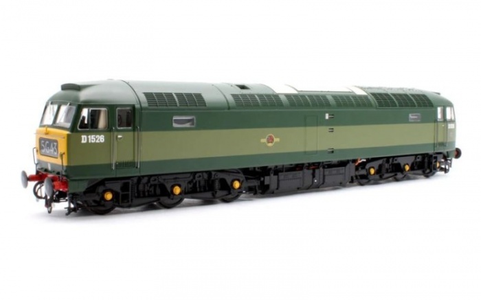 Heljan HN4710 Class 47 D1526 BR Two Tone Green Small Yellow Panels