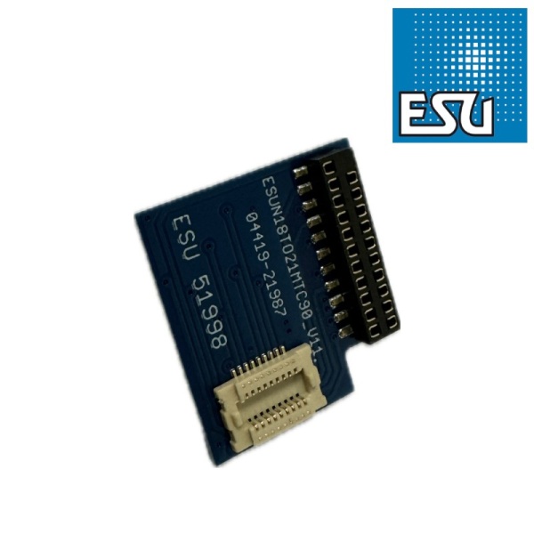Carte Adaptateur 21MTC Vers Next18 - Pour Locomotive Liliput Et Décodeur LokSound 5 Micro - 21,5 X 19 Mm