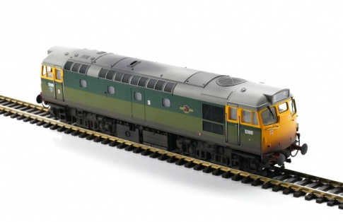 Heljan 2719- Class 27 - 5380 BR 2-Tone Green With Full Yellow Ends (Weathered)