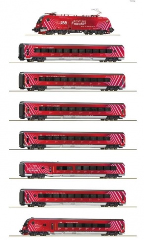 RC5500002 OBB Railjet '100 Years Of OBB' Rh1116 Train Pack VI