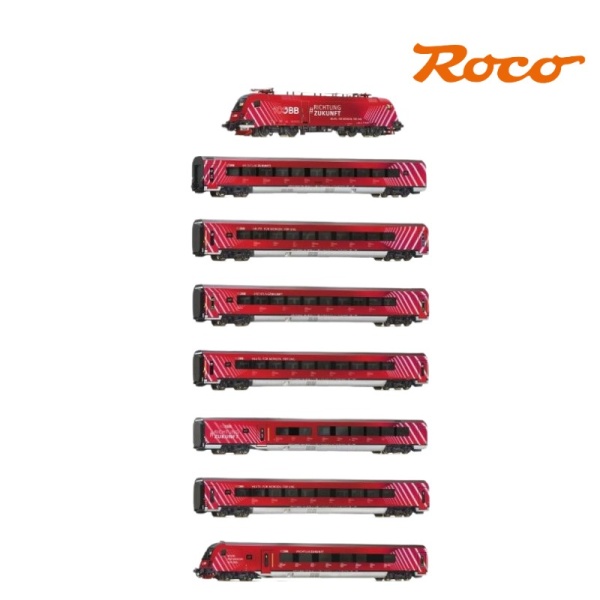 HOBBYTRAIN H25214 OBB Railjet 4-tlg Ski-Austria limited Edition