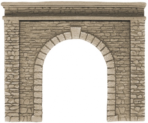 Noch 58061 Single Track Natural Stone Hard Foam Tunnel Portal