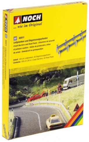 Noch 60511 Crash Barriers and Posts (60) 199cm