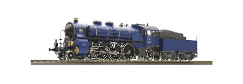 Roco 61471 - 2 Piece Set: Steam Locomotive S 3/6 and Saloon Carriage, K.Bay.Sts.B