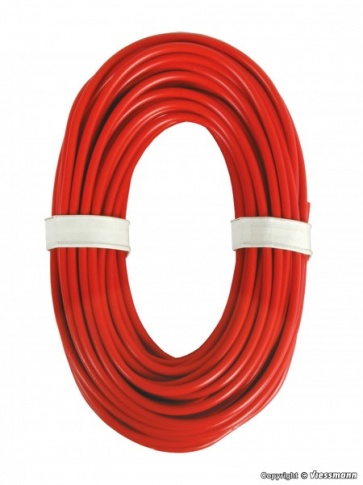 Viessmann 6895 High-Current Cable 0.75mm˛ - Red - 10m