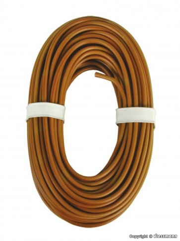 Viessmann 6896 High-Current Cable 0.75mm - Brown - 10m