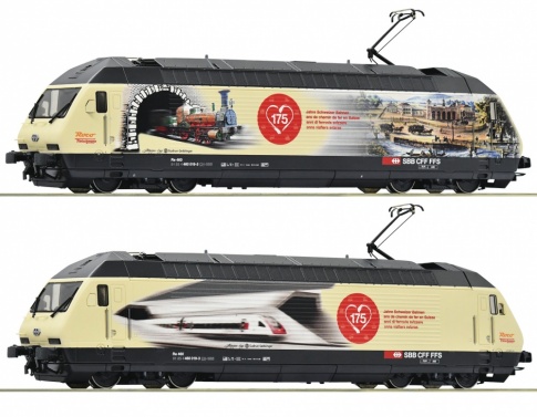 ROCO 70678 Re460 SBB Electric Loco 175 Year of Swiss Rail