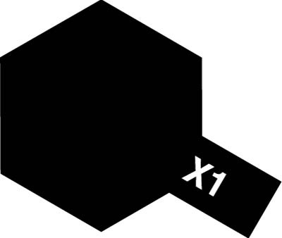 Tamiya MINI X-1 BLACK Acrylic Paint 10ml