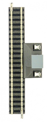 9108 - Straight track, power feed track, with interference suppressor, length 111 mm