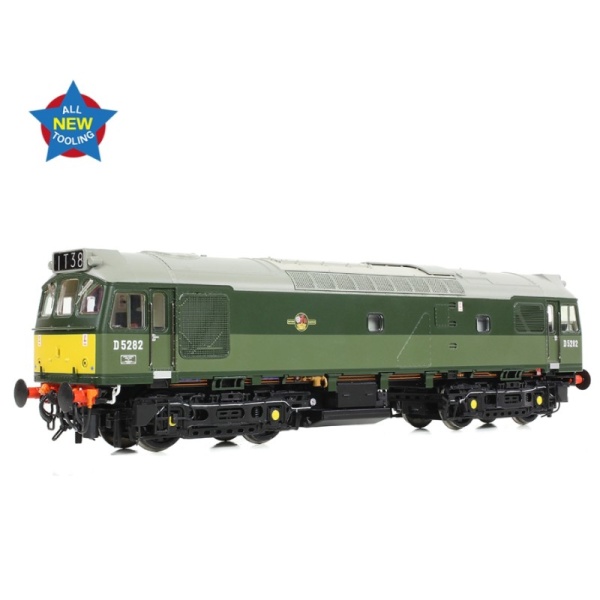 Bachmann 32-341 Class 25/2 D5282 in BR Two Tone Green livery with Small ...